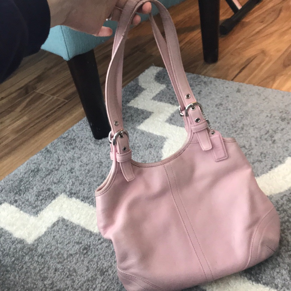 Pink Coach handbag